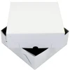 Overig Taartdoos Zwanenhals 25x25x9cm. Wit 10st
