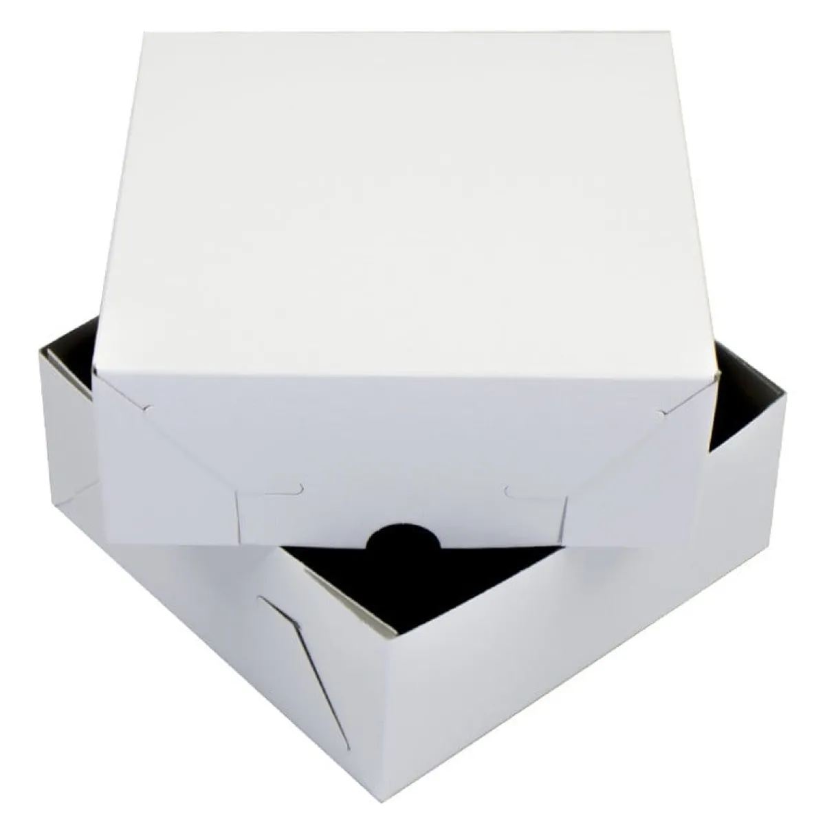 Outlet Overig Taartdoos Zwanenhals 20x20x9cm. Wit 10st