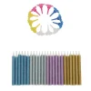 Online BrandNewCake Taartkaarsjes met houders Multi Glitter 24st