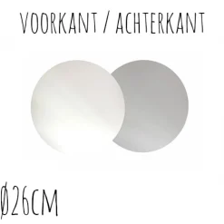 Hot BrandNewCake Taartonderzetter Wit / Zilver Ø26cm 100st.