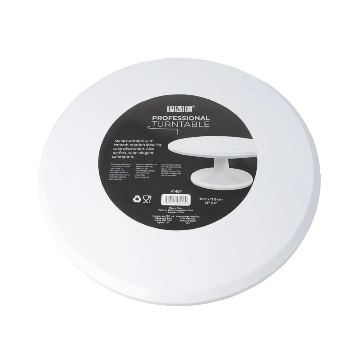 Hot PME Taartplateau Draaibaar Professioneel 30x13,5cm
