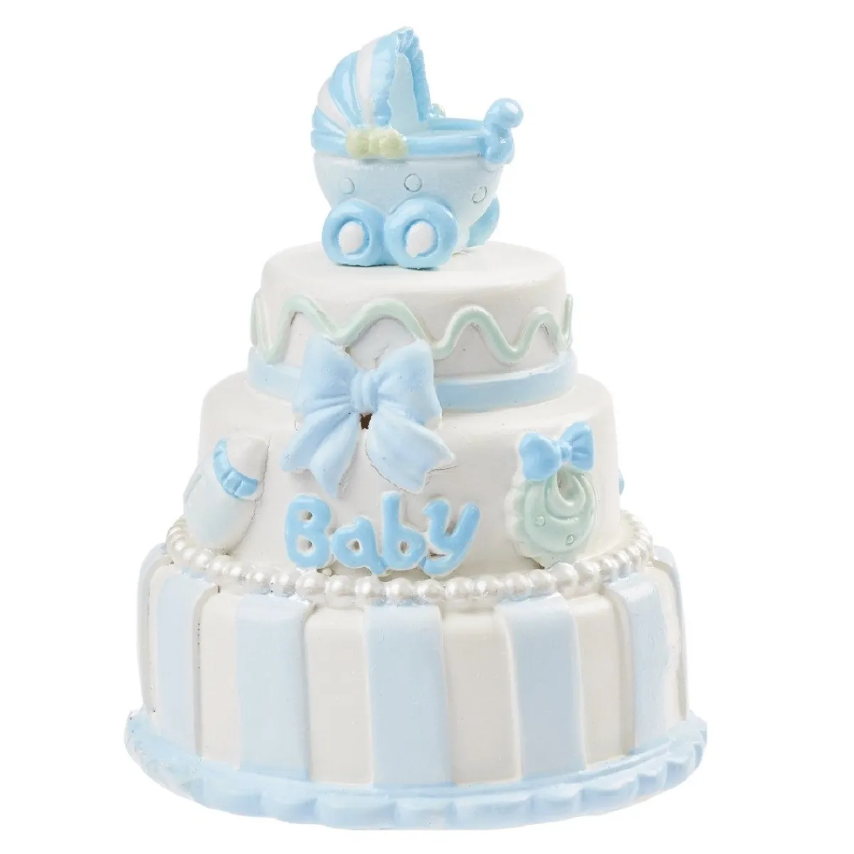 Outlet Overig Taarttopper Baby Boy Taart Polystone 7,5cm