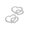 Best Overig Taarttopper Harten Kunststof Zilver 4cm 10st