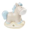 New Overig Taarttopper Hobbelpaard Blauw Polystone 4,5cm