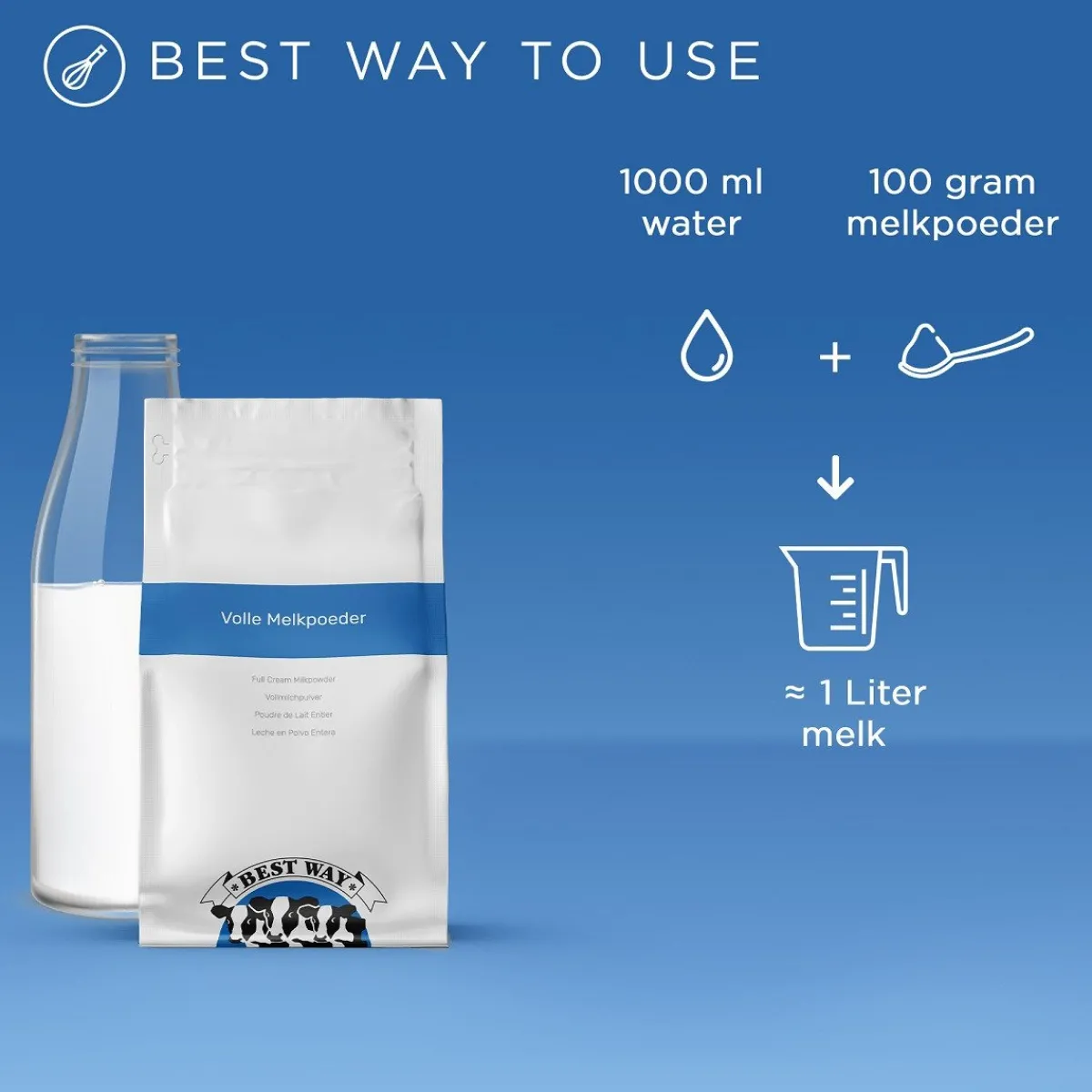 Sale Best Way Volle Melkpoeder 5kg