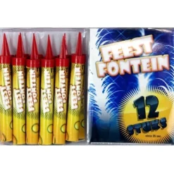 Overig Vuurwerk Feestfontein met Voetje Zilver 35sec. 12st.