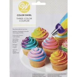Discount Wilton Drie kleuren Spuitjesadapter