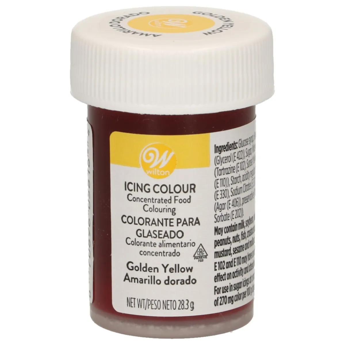 Sale Wilton Kleurstof Gel Goud 28g