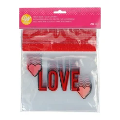 Outlet Wilton Traktatiezakjes Hersluitbaar Love 20st