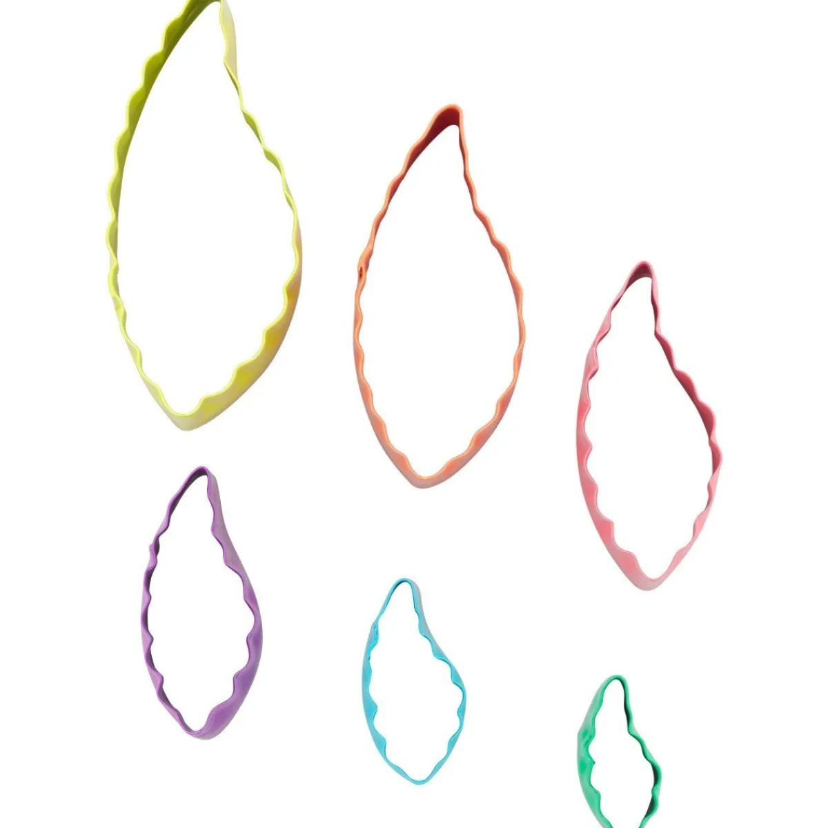 Discount Wilton Uitstekers Blad Dubbelzijdig Set/6