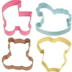 Online Wilton Uitstekerset Baby Thema 4 stuks