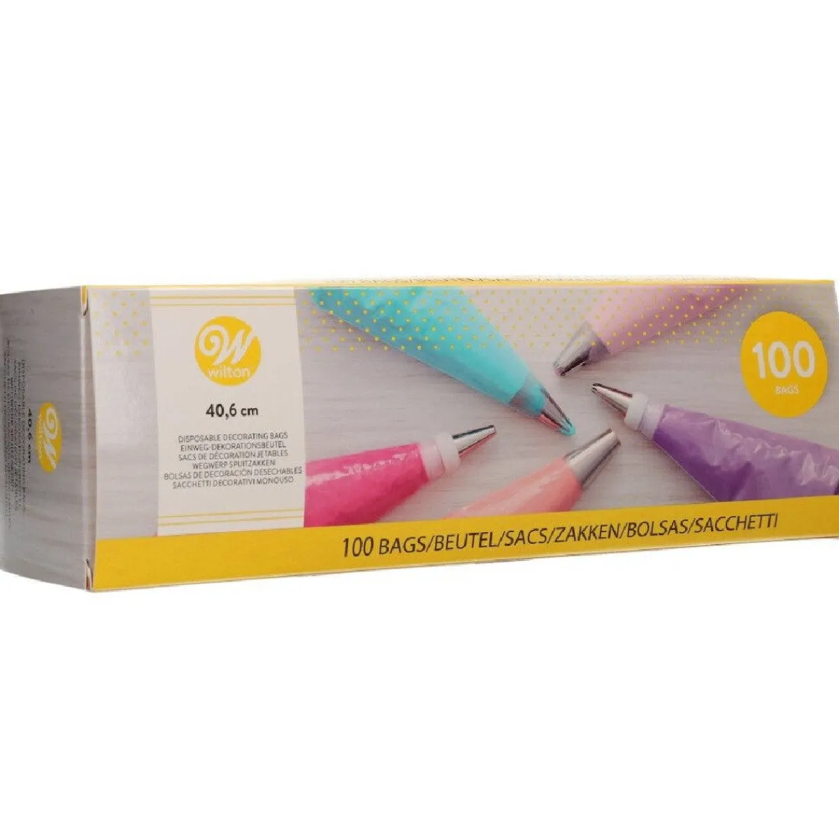 Best Wilton Wegwerp Spuitzakken 40cm 100 stuks